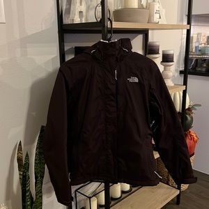 Plum North Face jacket